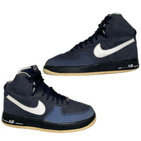 Nike Air Force 1 Mid Navy and White (UK 9)