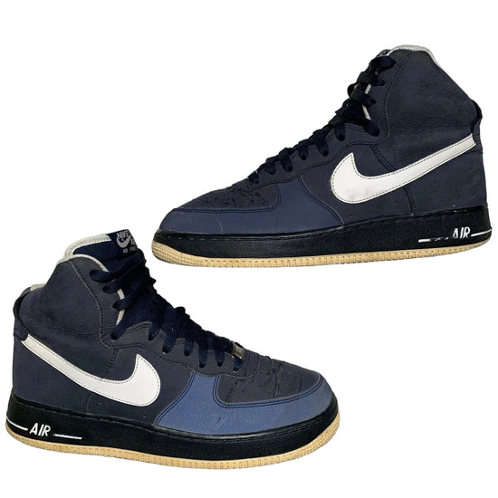 Nike Air Force 1 Mid Navy and White (UK 9)
