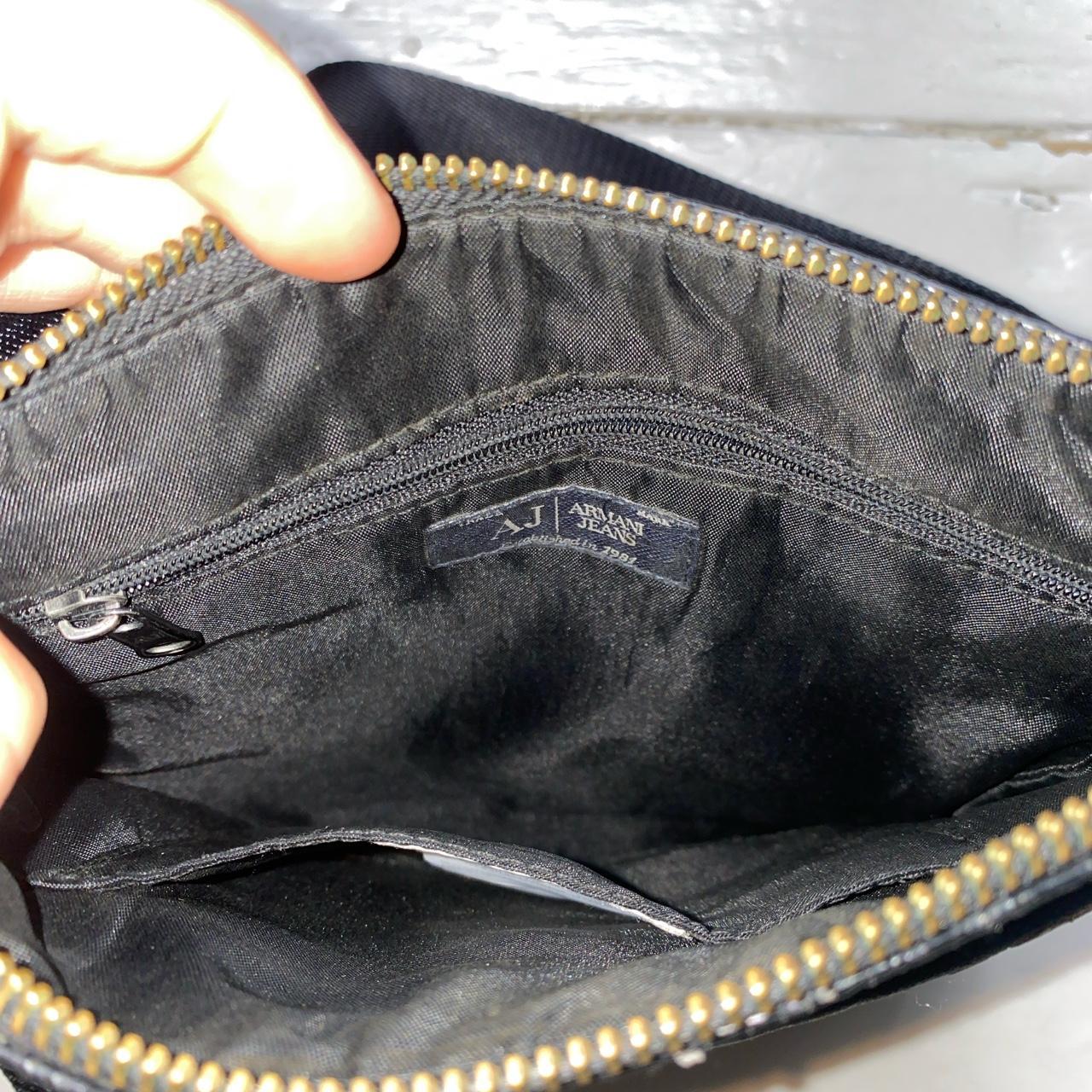 Armani AJ Leather Pouch Bag