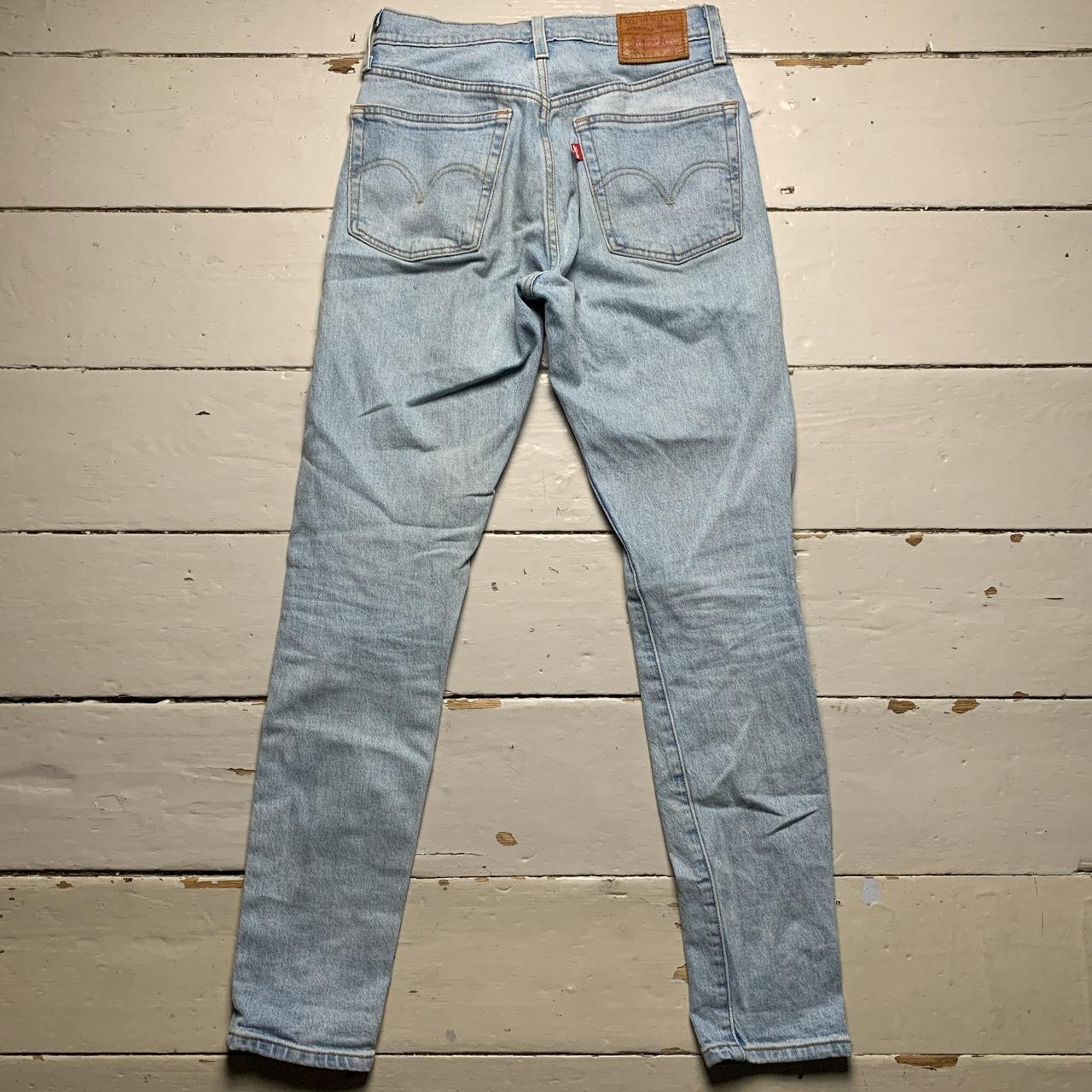 Levis 501 S Slim Skinny Light Blue Jeans