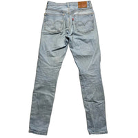 Levis 501 S Slim Skinny Light Blue Jeans (24W)