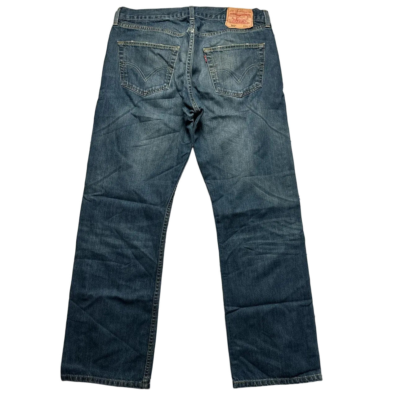 Levis 501 Navy Blue Vintage Jeans (34W)