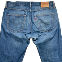 Levis 501 Navy Stonewash Jeans (36W)