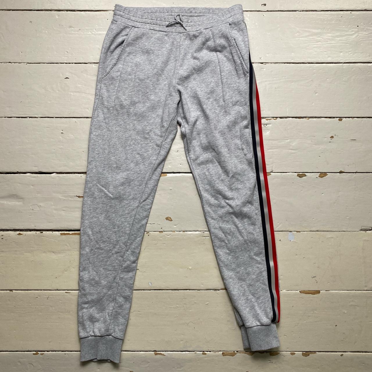 Moncler Grey Reflective Stripes Grey Tracksuit