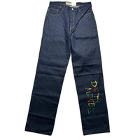 Dirty Money Vintage Rasta Denim Jeans (36W)