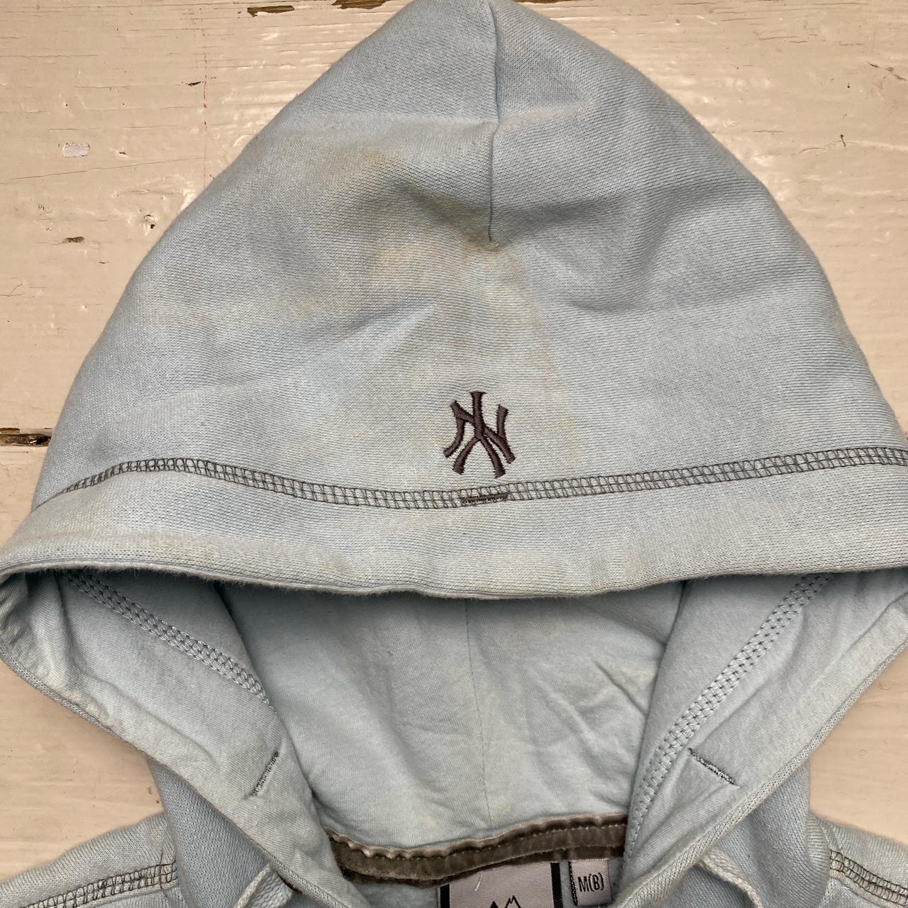 New York Yankees Vintage Baby Blue Hoodie