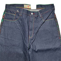 Dirty Money Vintage Rasta Denim Jeans (36W)
