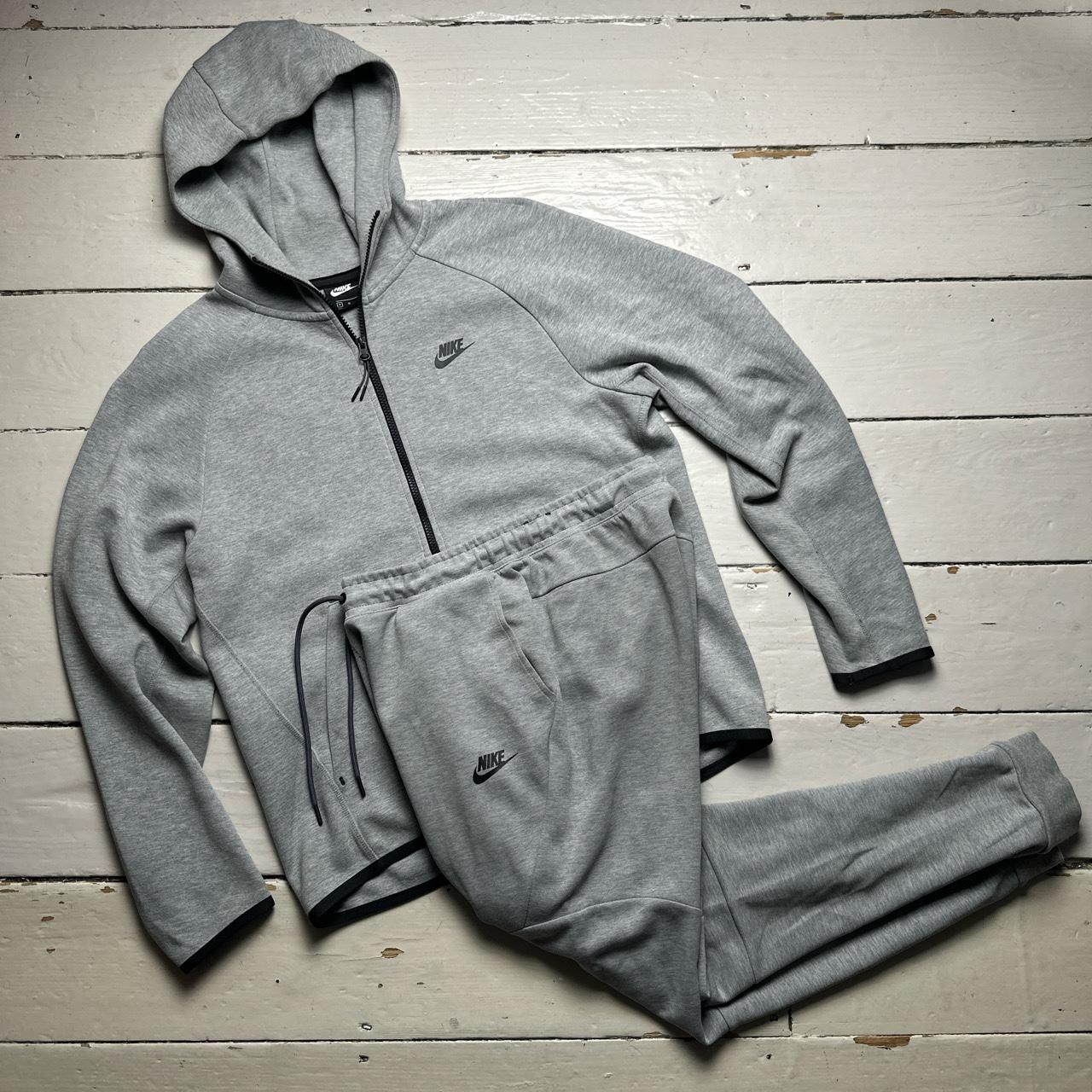 Nike Tech Fleece Old Season Grey and Black Full Tracksuit