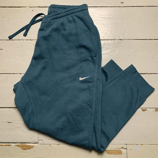 Nike Swoosh Blue and White Joggers