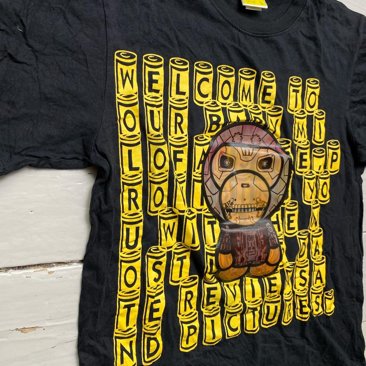 BAPE Baby Milo T Shirt Black and Yellow