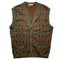 Burberrys Vintage Knit Cardigan Vest Gilet Jumper (XL)