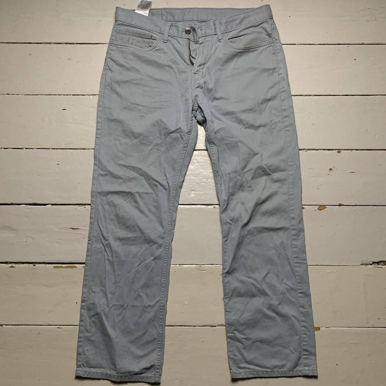 Levis 514 Grey Silver Trouser Jeans