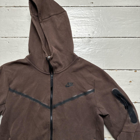 Nike Tech Fleece New Season Brown Hoodie