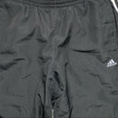 Adidas Black and White 3 Stripe Shell Trackpant Shorts (M)