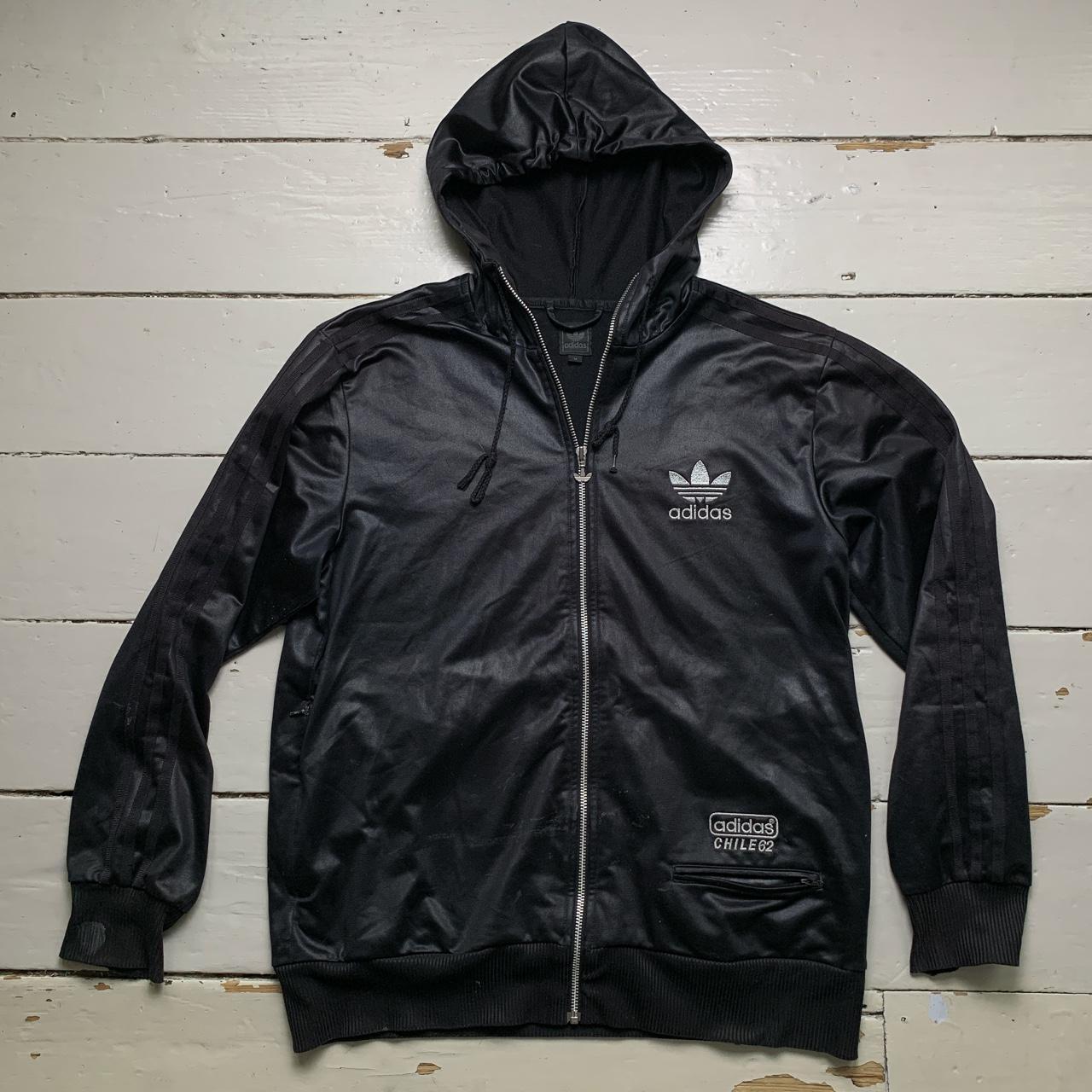 Adidas Chile 62 Black and Silver Tracksuit Jacket