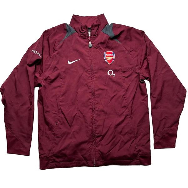 Nike Arsenal O2 Highbury Burgundy Vintage 2006 Football Tracksuit
