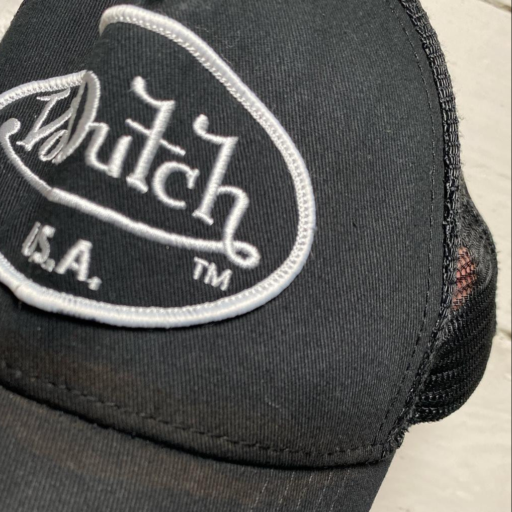 Von Dutch Black and White Cap