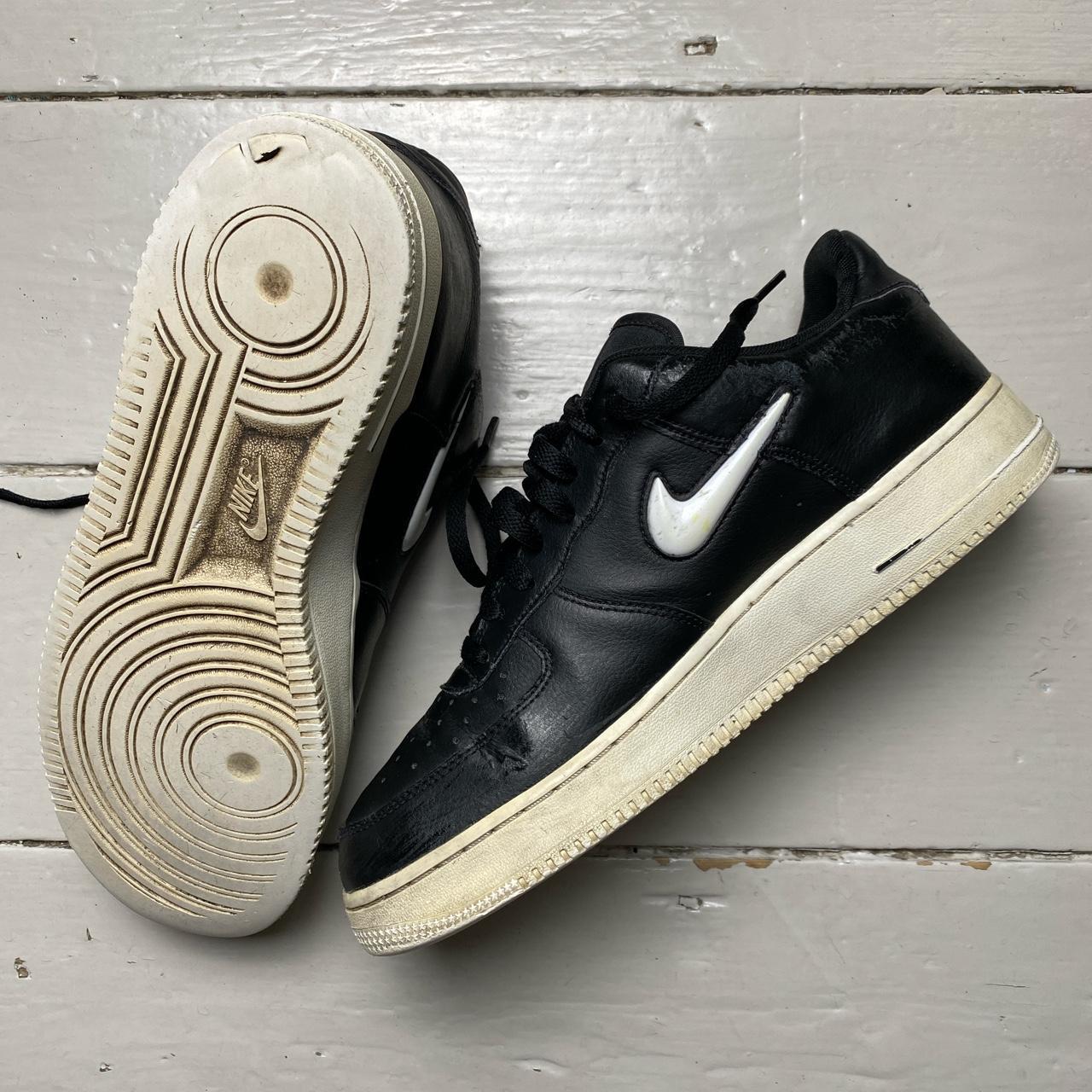 Nike Air Force 1 Black and White Jewel