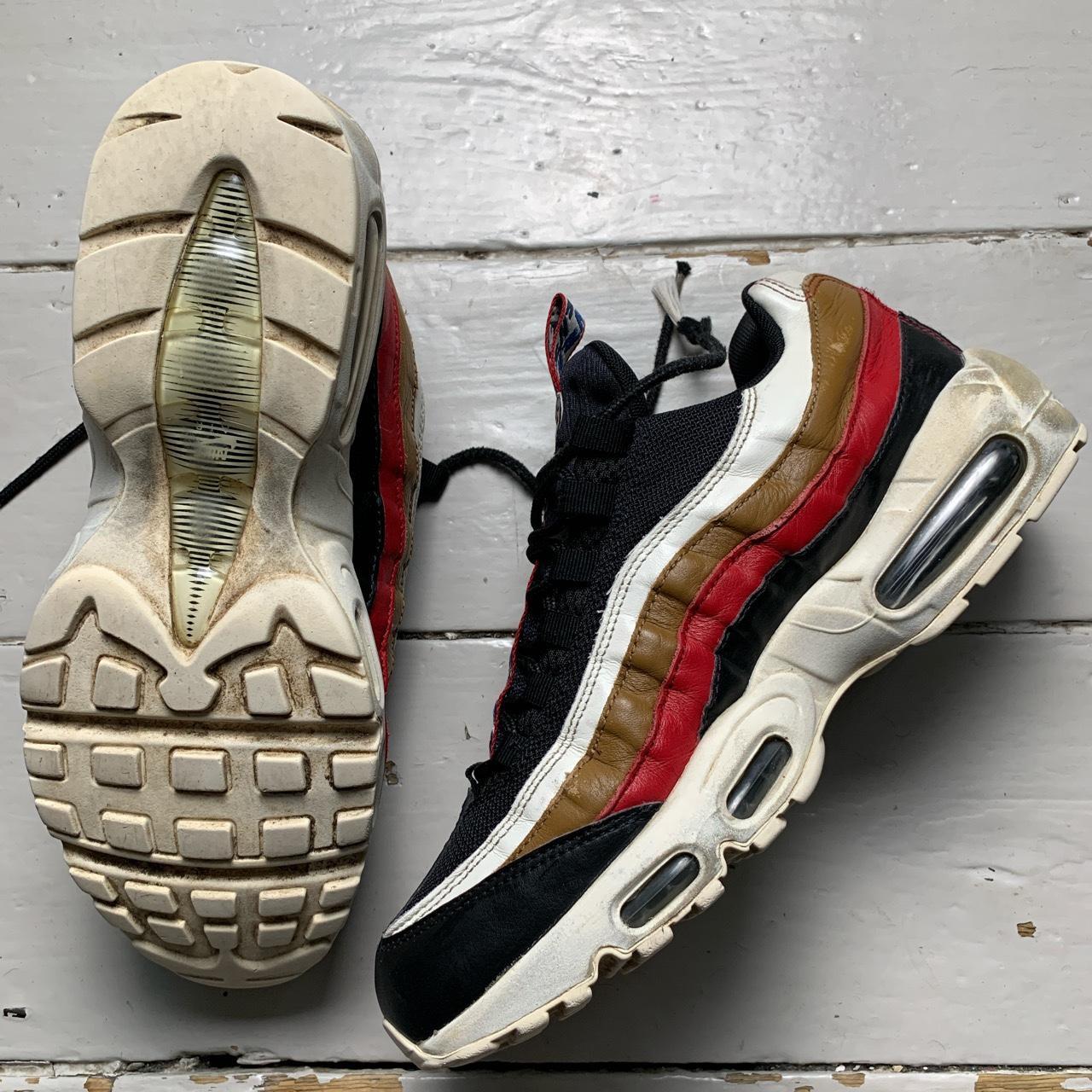 Nike Air Max 95 Pull Tab Black White and Red