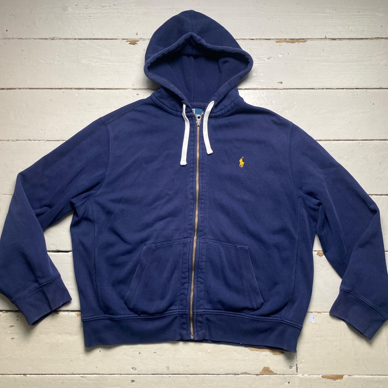 Ralph Lauren Polo Navy and Yellow Pony Hoodie