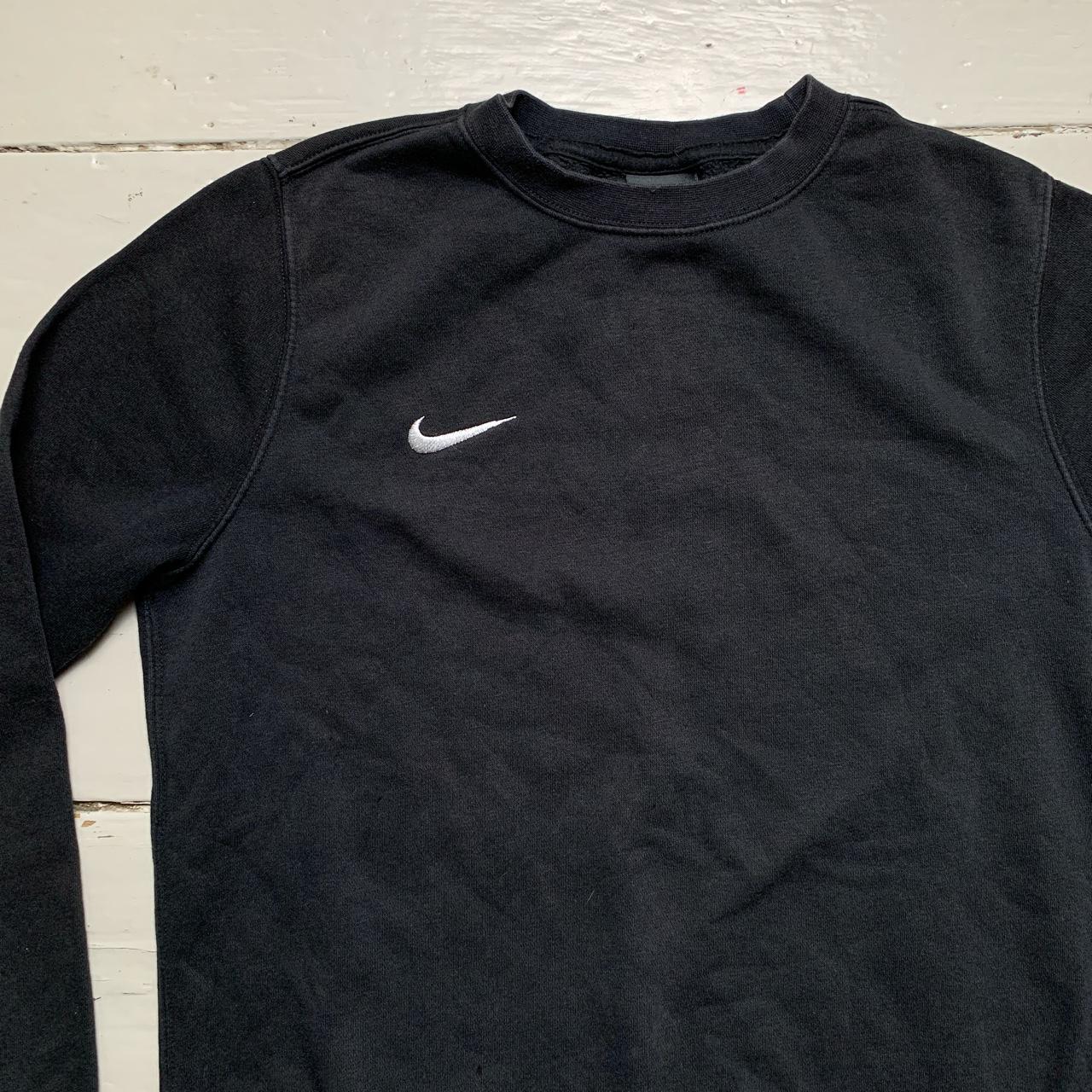 Nike Swoosh Black and White Jumper