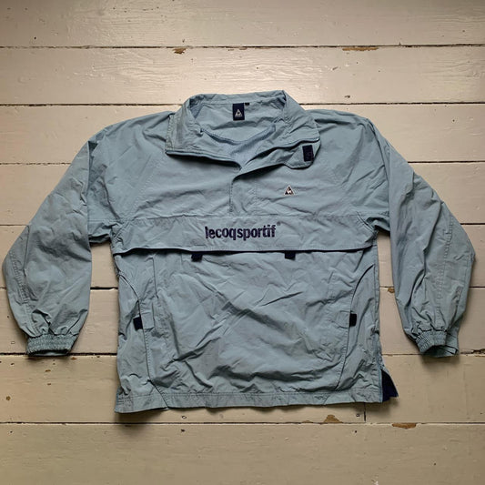 Le Coq Sportif Light blue and Navy Shell Tracksuit Skidoo Jacket