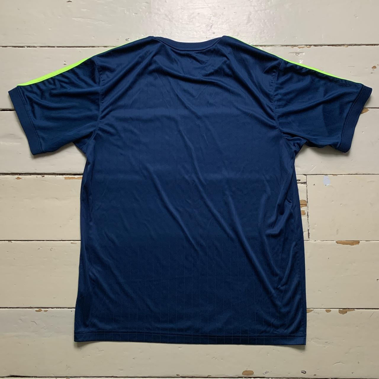 Adidas Skateboarding Navy and Green T Shirt