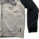 No Fear Grey and Black Vintage Hoodie
