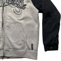 No Fear Grey and Black Vintage Hoodie