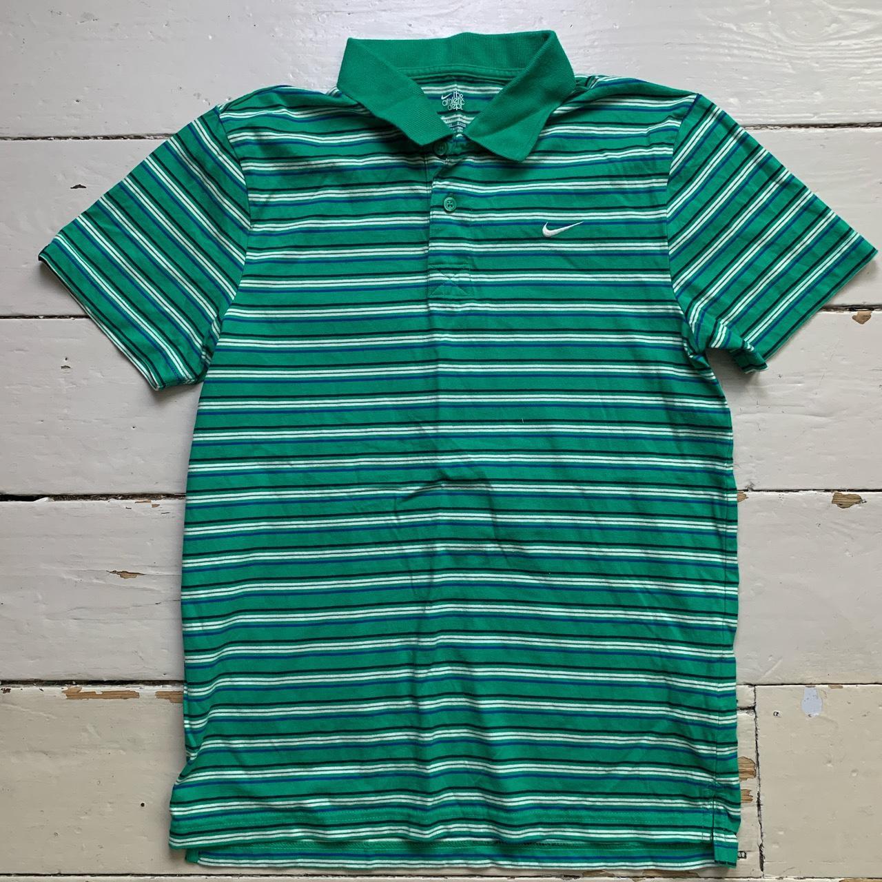 Nike Athletic Department Vintage Swoosh Striped Polo Shirt