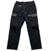 Levis Cargo Tracksuit Bottoms Shorts Black and Grey (32W)