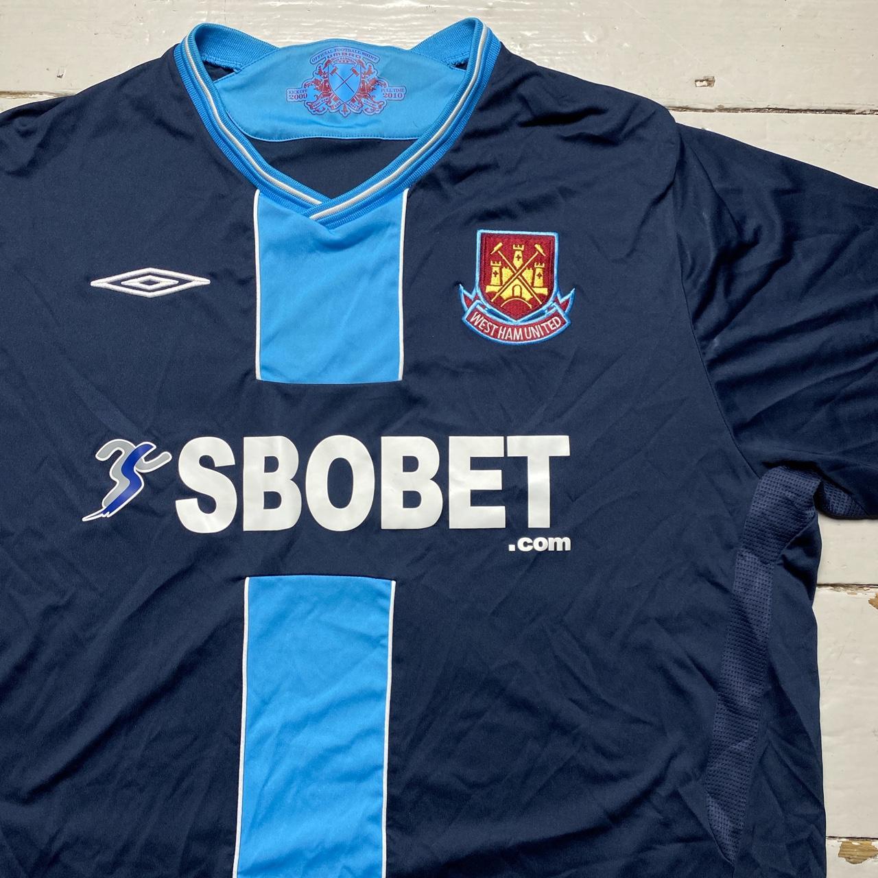 West Ham United Vintage Umbro 2009 Football Jersey