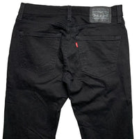 Levis 511 Jet Black Slim Fit Jeans (30W)