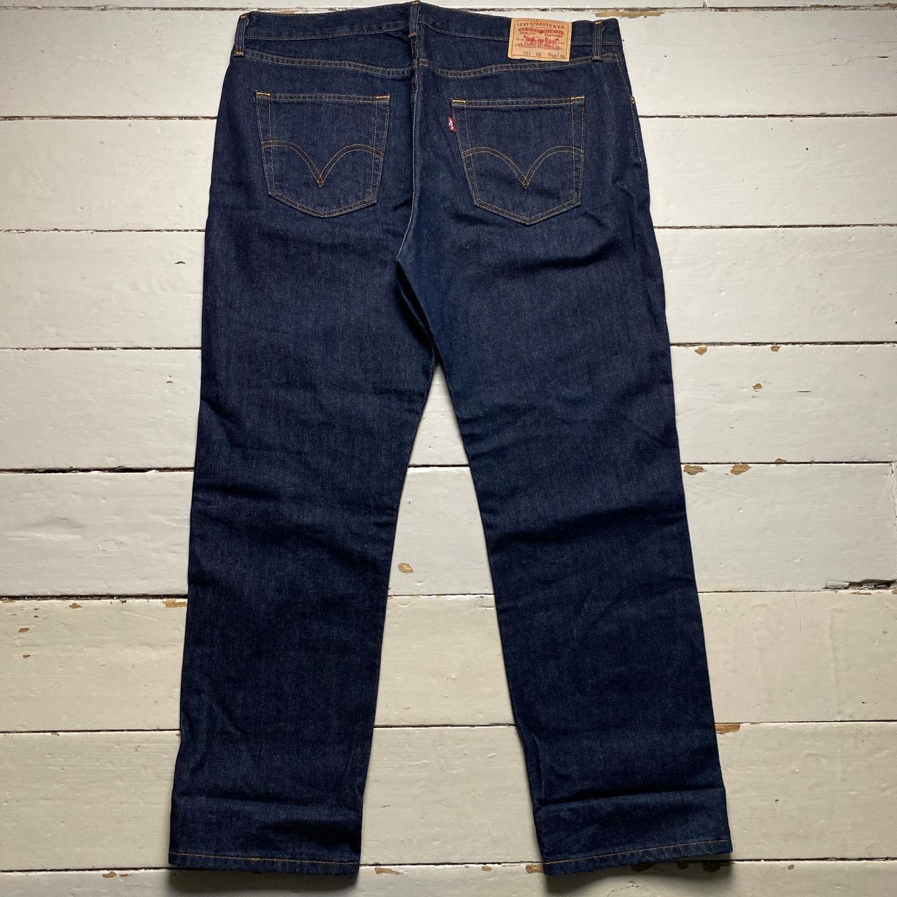 Levis 751 02 Vintage Dark Navy Baggy Jeans