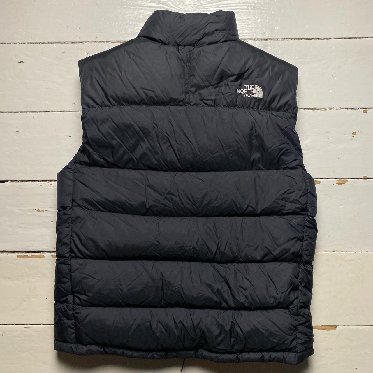 The North Face 6 Row Black and White Gilet