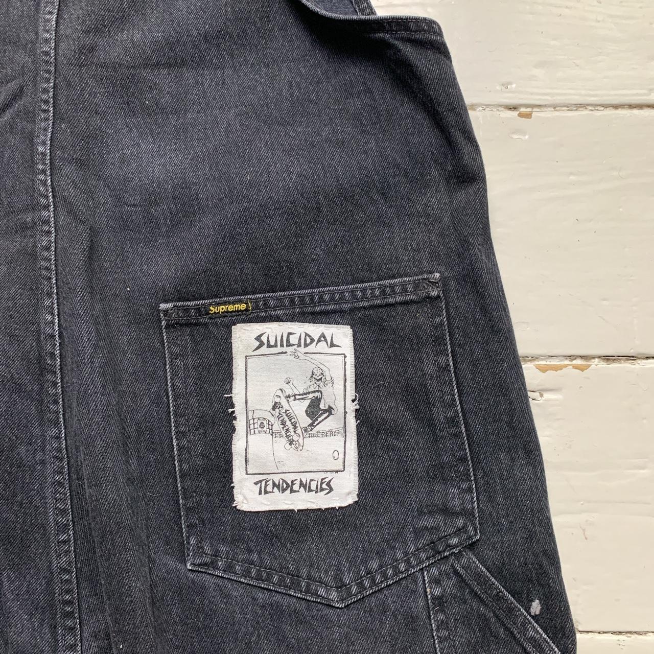 Supreme Suicidal Tendencies Dungaree Jeans Black