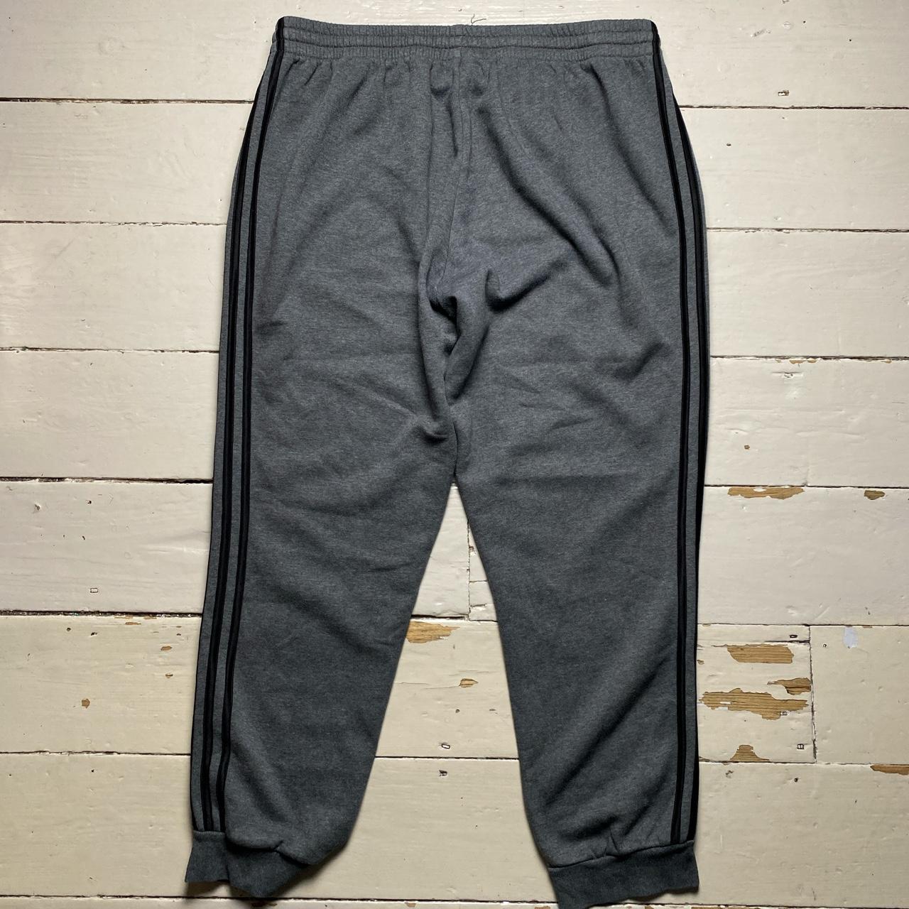 Adidas Performance Essentials Grey and Black Baggy Joggers