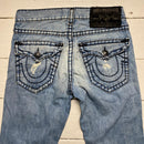 True Religion Ricky Super T Big Stitch Blue and Navy Jeans