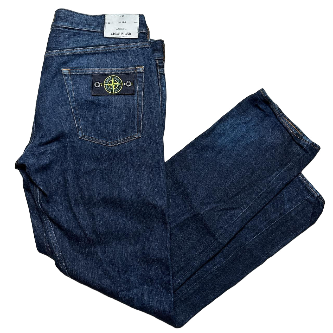 Stone Island Navy Slim Jeans (36W)