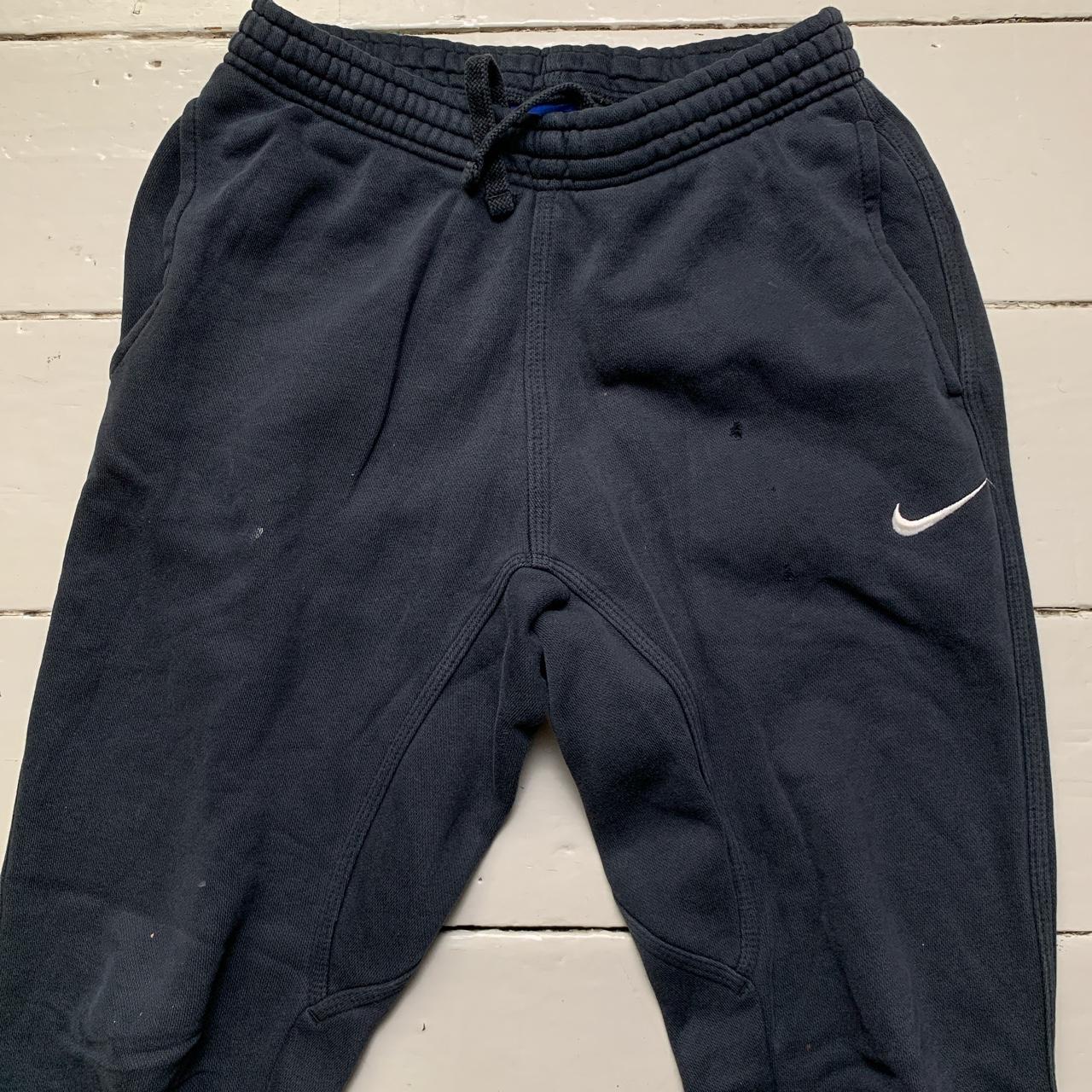 Nike Swoosh Navy and White Joggers