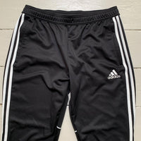 Adidas Black and White Stripe Bottoms