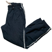 Nike Air Max Vintage Navy and White Shell Trackpant Baggy Bottoms (L)