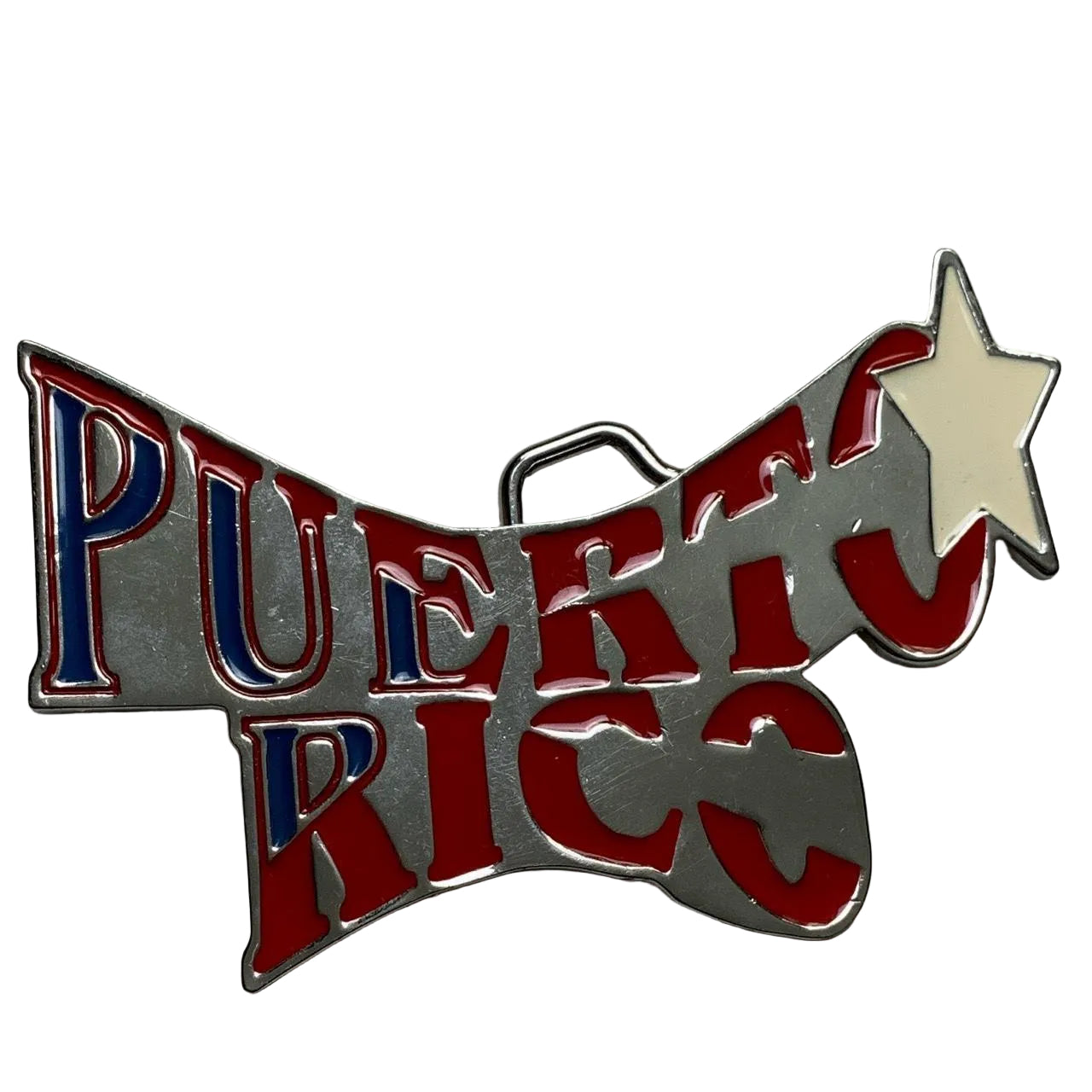 Puerto Rico Y2K Vintage Belt Buckle
