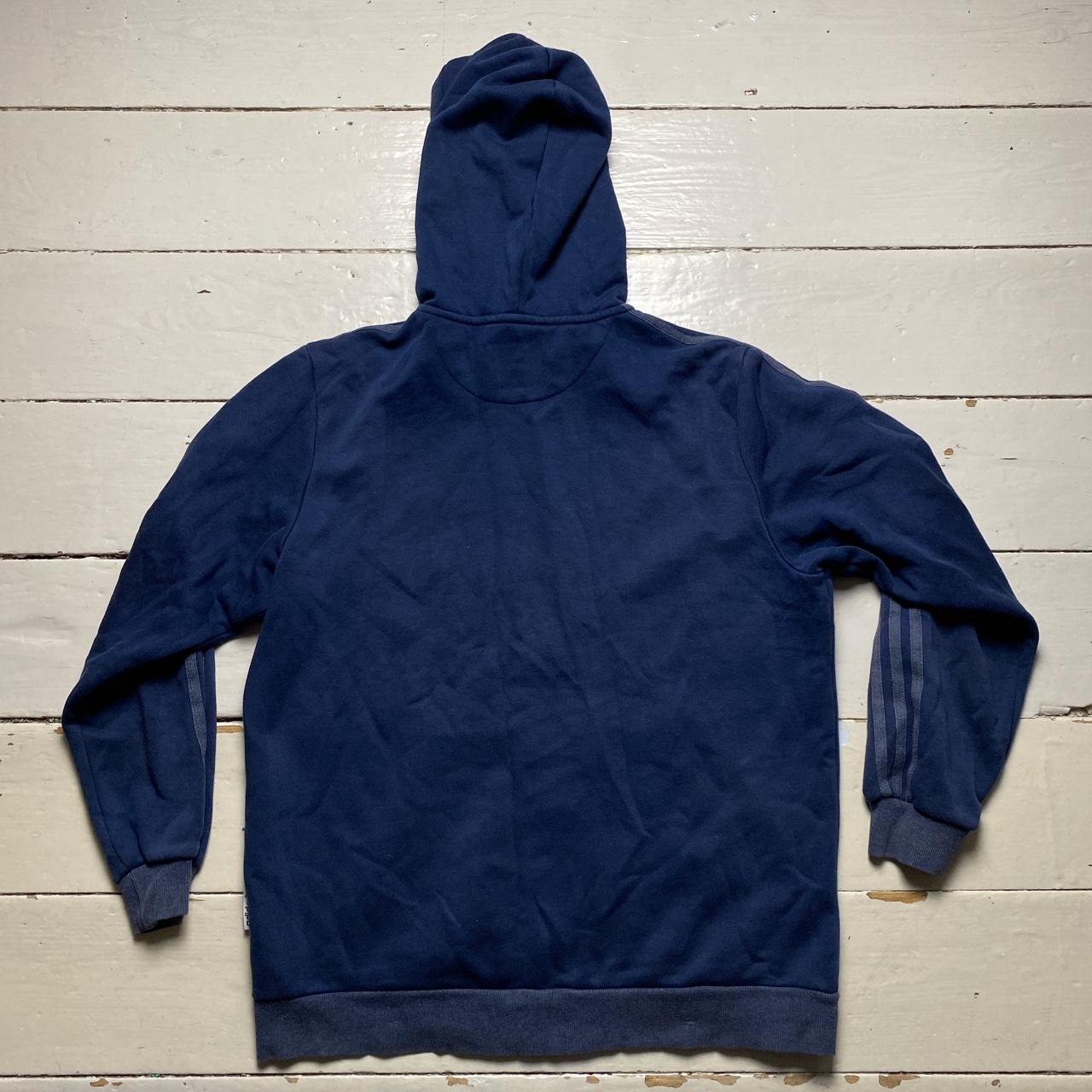 Adidas Originals Navy and Grey Hoodie