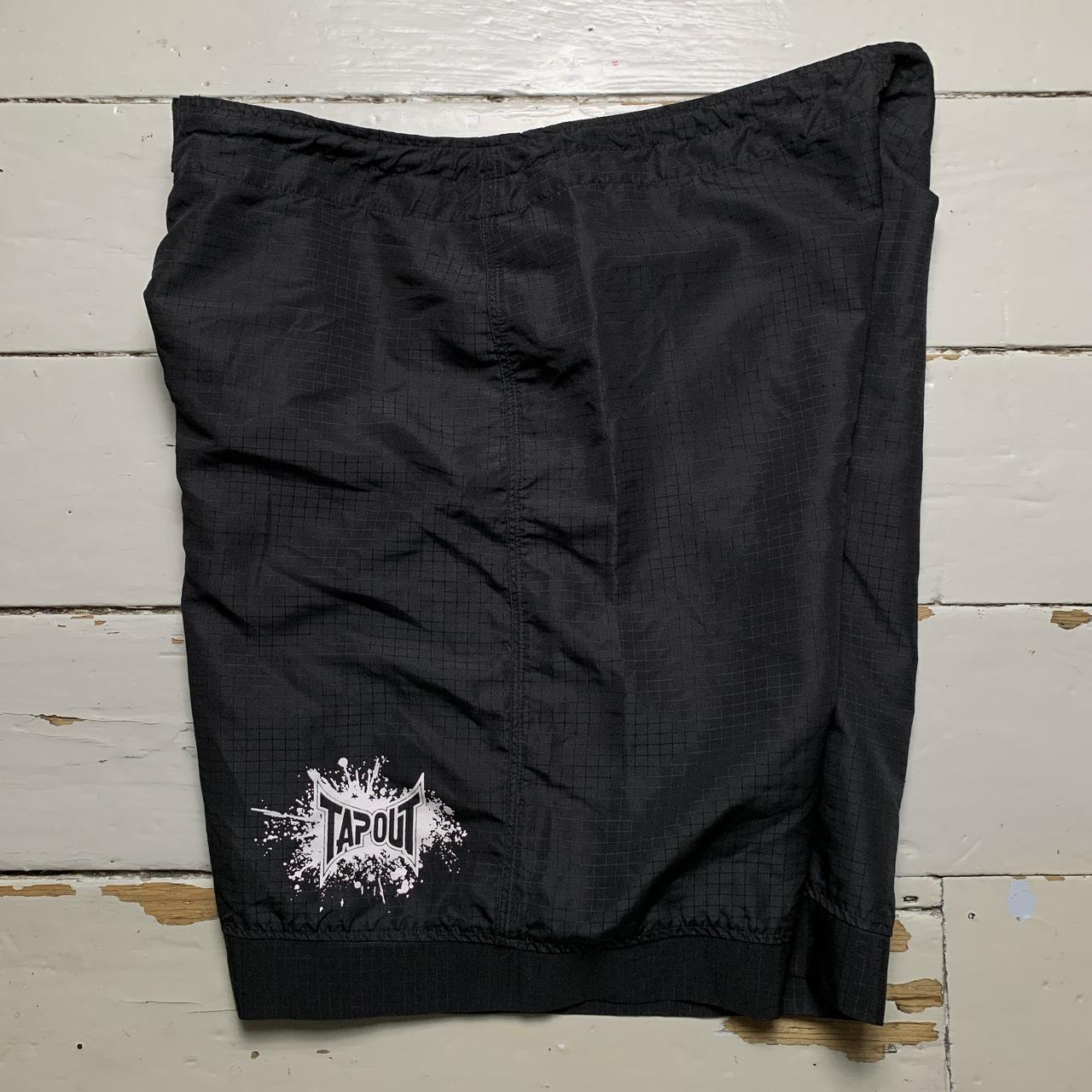 Tapout Black and White Shorts