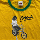 Bob Marley Chopper Originals T Shirt Brazil Yellow and Green (XL)