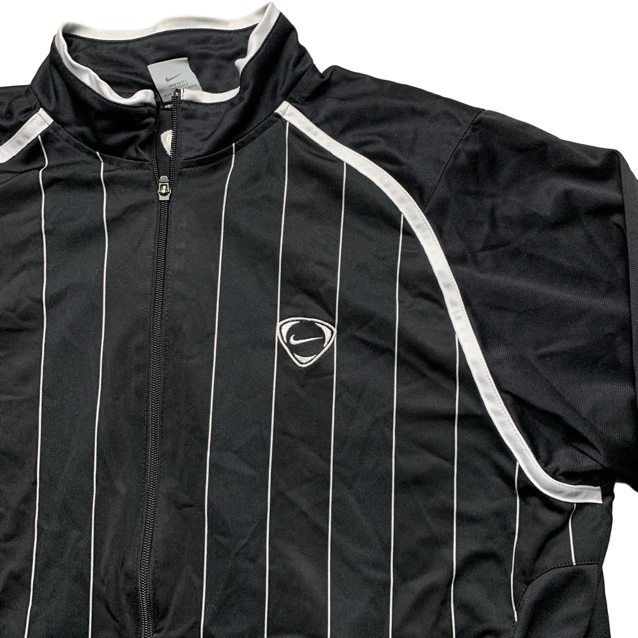 Nike Vintage Football Black and White Tracksuit Jacket (XL)
