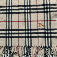 Burberry London 100% Lambwool Vintage Nova Check Scarf