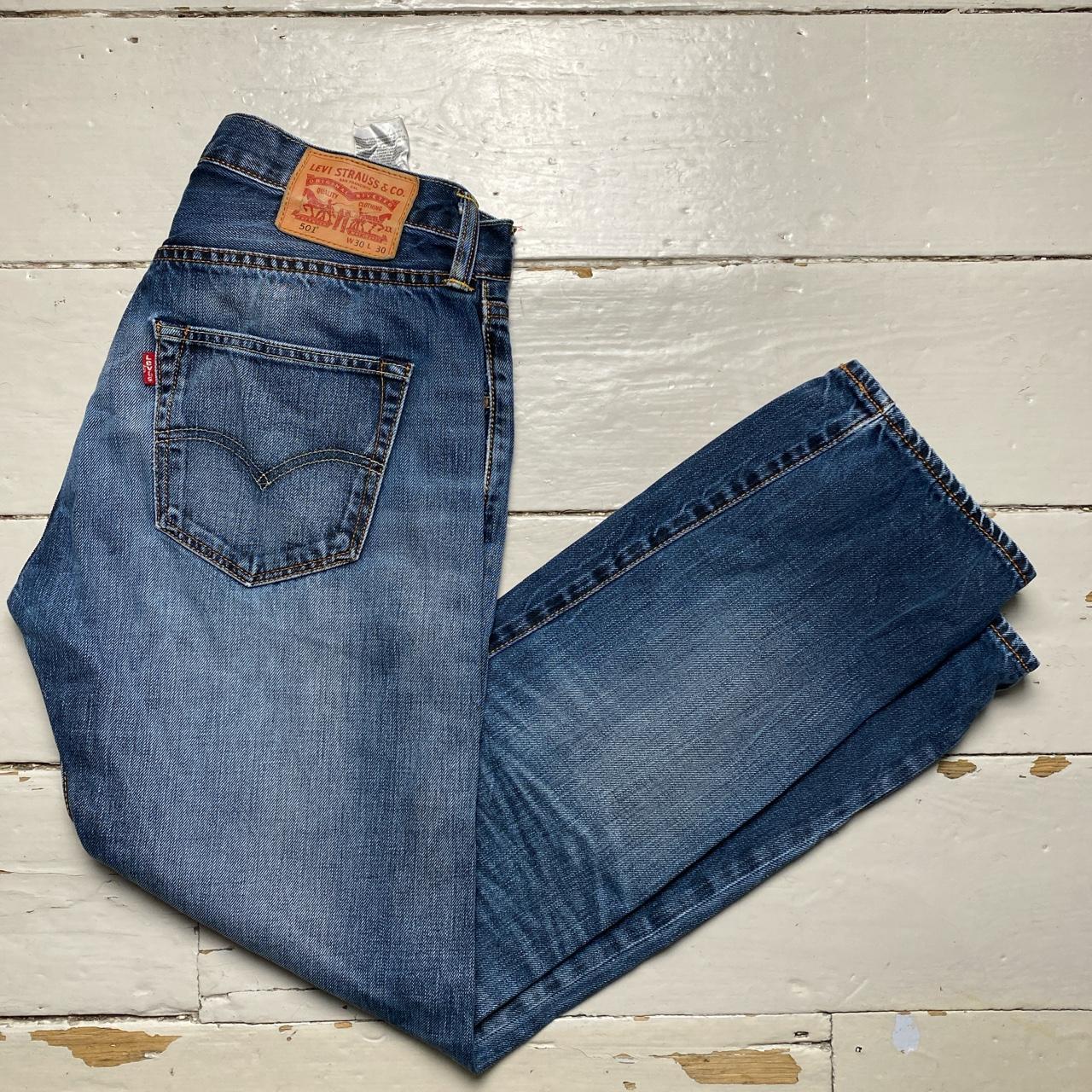 Levis Blue Stonewashed Jeans