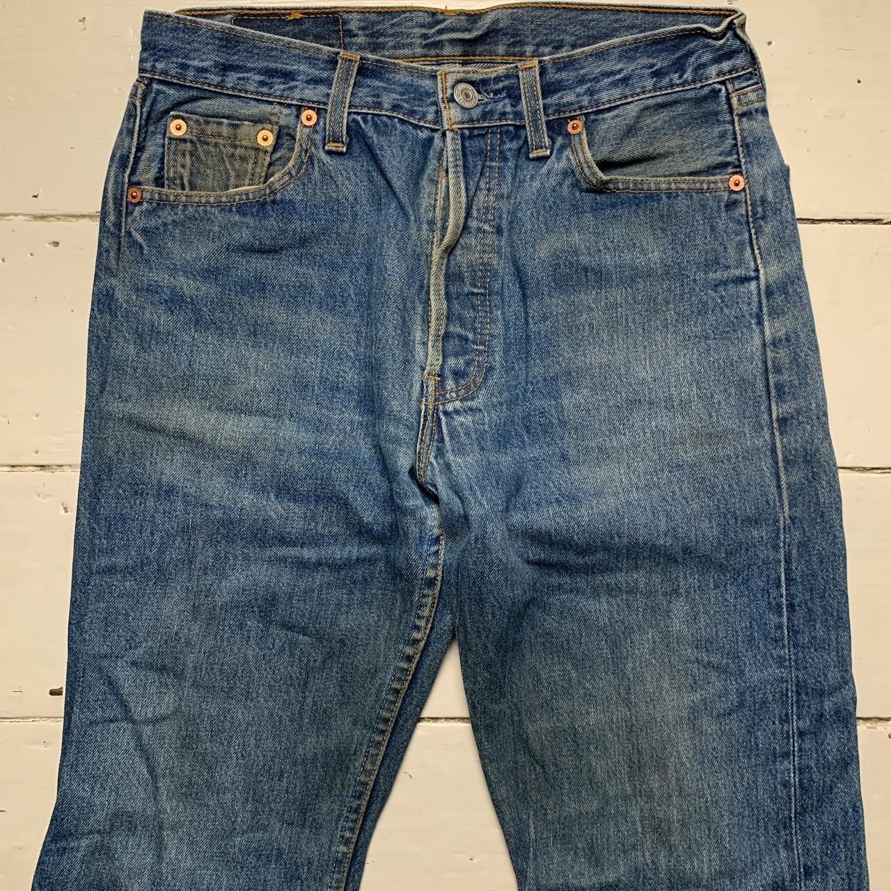 Levis Navy Vintage 501 Baggy Jeans